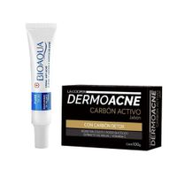Crema Pure Skin Anti-Acné Bioaqua + Jabón DermoAcne Carbón Activo