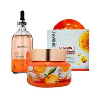 Crema de Colageno + Serum Facial + Jabon Blanqueador e Iluminador con Vitamina C