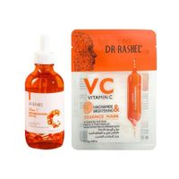 Aceite Corporal Vitamina C+Mascarilla Niacinamida Vitamina C