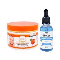 Exfoliante Facial Albaricoque + Serum Hidratante Hialurónica