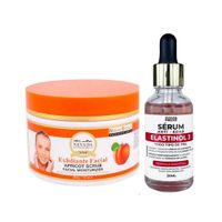 Exfoliante Facial Albaricoque + Serum Anti Edad Elastinol 3