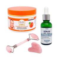 Exfoliante Facial Albaricoque + Serum Retinol 05 + Rodillo