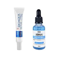 Crema Antiacne Pure Skin + Serum Hidratante Hialurónica