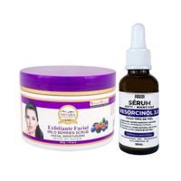 Exfoliante Facial Frutos Bosque + Serum Antimanchas Resorcinol