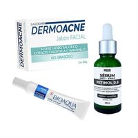 Crema Antiacne Pure Skin + Serum Retinol 08 + Jabón Dermoacne