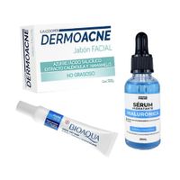 Crema Antiacne Pure Skin + Serum Hidratante + Jabón Dermoacne