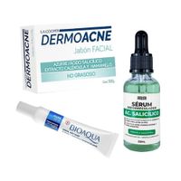 Crema Antiacne Pure Skin + Serum Salicilato 3 + Jabón Dermoacne