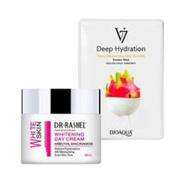 Crema Facial Blanqueador de Dia + Mascara Facial de Pitahaya
