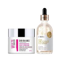 Crema Facial Blanqueadora de Dia + Serum France 24k Gold