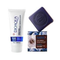 Crema Facial Antiacné Pure Skin + Jabón Arandanos Antiedad