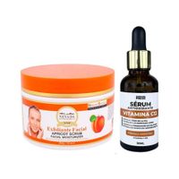 Exfoliante Facial Albaricoque + Serum Facial Vitamina C12