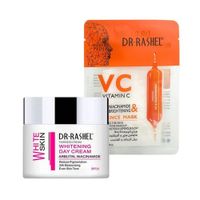 Crema Facial Blanqueador de Dia + Mascarilla Facial vitamina C