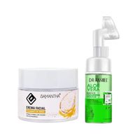 Crema Facial Extracto de Arroz + Limpiador Facial Aloe Vera