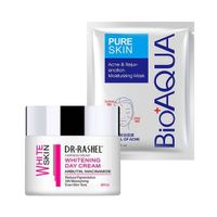 Crema Facial Blanqueadora de Dia + Mascarilla Facial Pure Skin