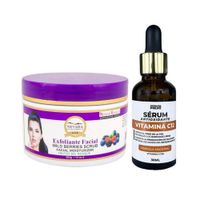 Exfoliante Facial Frutos Bosque + Serum Facial Vitamina C12