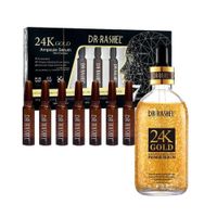 Suero Facial Antiarrugas 24k Oro+Ampollas Faciales 24K Gold