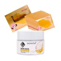 Crema Facial Extracto de Arroz + Mascarilla labial Dorada