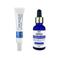 Crema Antiacne Pure Skin + Serum Antiacne Clindaxin Forte