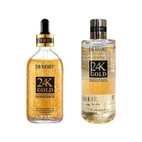 Suero Facial Antiarrugas 24k Oro + Tónico Antiedad oro 24k