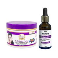 Exfoliante Facial Frutos Bosque + Serum Aclarante Glicólico 7