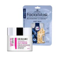 Crema Facial Blanqueador de Dia + Máscarilla Arandano y Quinoa
