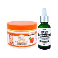 Exfoliante Facial Albaricoque + Serum Anti Edad Retinol 08