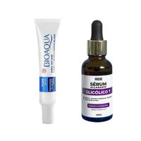Crema Antiacne Pure Skin + Serum Aclarante Glicólico 7