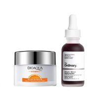 Crema Facial Hidratante Vitamina C + Serum AHA 30%+BHA 2%