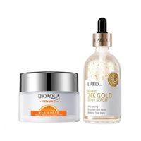 Crema Facial Hidratante Vitamina C + Serum France 24k Gold