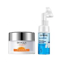 Crema Facial Hidratante Vitamina C + Limpiador Facial AH