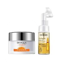 Crema Facial Hidratante Vitamina C + Limpiador Facial Colágeno
