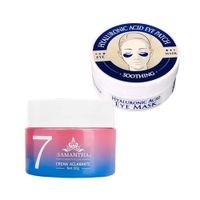 Crema Aclarante Facial + Parches de Ojos Ácido Hialurónico