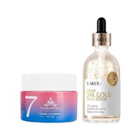 Crema Aclarante Facial + Serum Facial France 24k Gold