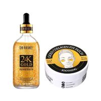 Suero Facial Antiarrugas 24k Oro + Parche de Ojos Colágeno