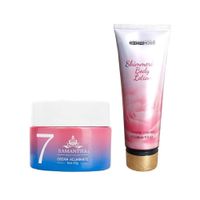 Crema Aclarante Facial + Crema Corporal Aroma a Flores