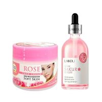 Crema facial extracto de Rosa + Serum Facial Sakura Japan
