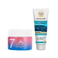 Crema Aclarante Facial + Mascarilla Negra de Barro marino