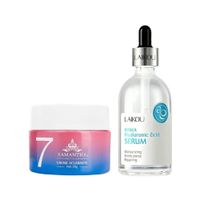 Crema Aclarante Facial + Serum Facial Ácido Hialurónico Korea