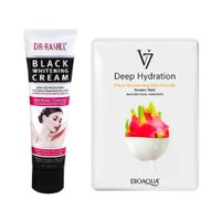 Crema Corporal Blanqueadora + Mascarilla Facial Pitahaya V7.