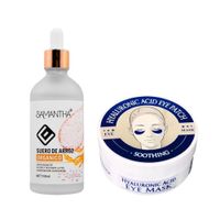 Serum Facial Extracto de Arroz + Parches de Ojos de ÁH