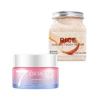 Crema Facial Aclaradora + Exfoliante Corporal de Arroz