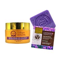 Crema Facial Antiarrugas + Jabón Natural con Lavanda