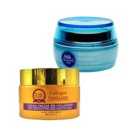 Crema Facial Antiarrugas + Crema Hidratante de AH Water Get