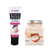 Crema Corporal Blanqueadora + Exfoliante Corporal de Arroz.