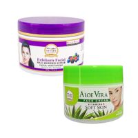 Crema Facial de aloe vera + Exfoliante frutos del bosque