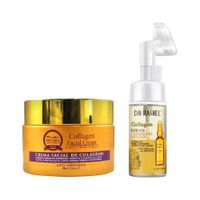 Crema Facial Antiarrugas + Limpiador Facial Colágeno