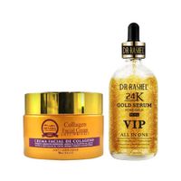 Crema Facial Antiarrugas + Suero Antiarrugas 24k Oro