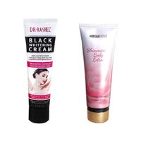 Crema Corporal Blanqueadora + Crema Corporal Aroma a Flores.