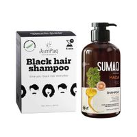 Shampoo Capilar Cubre Canas + Shampoo Extracto Maca