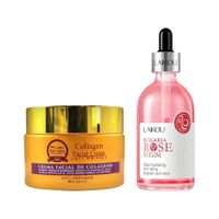 Crema Facial Antiarrugas + Serum Facial Bulgaria Rose